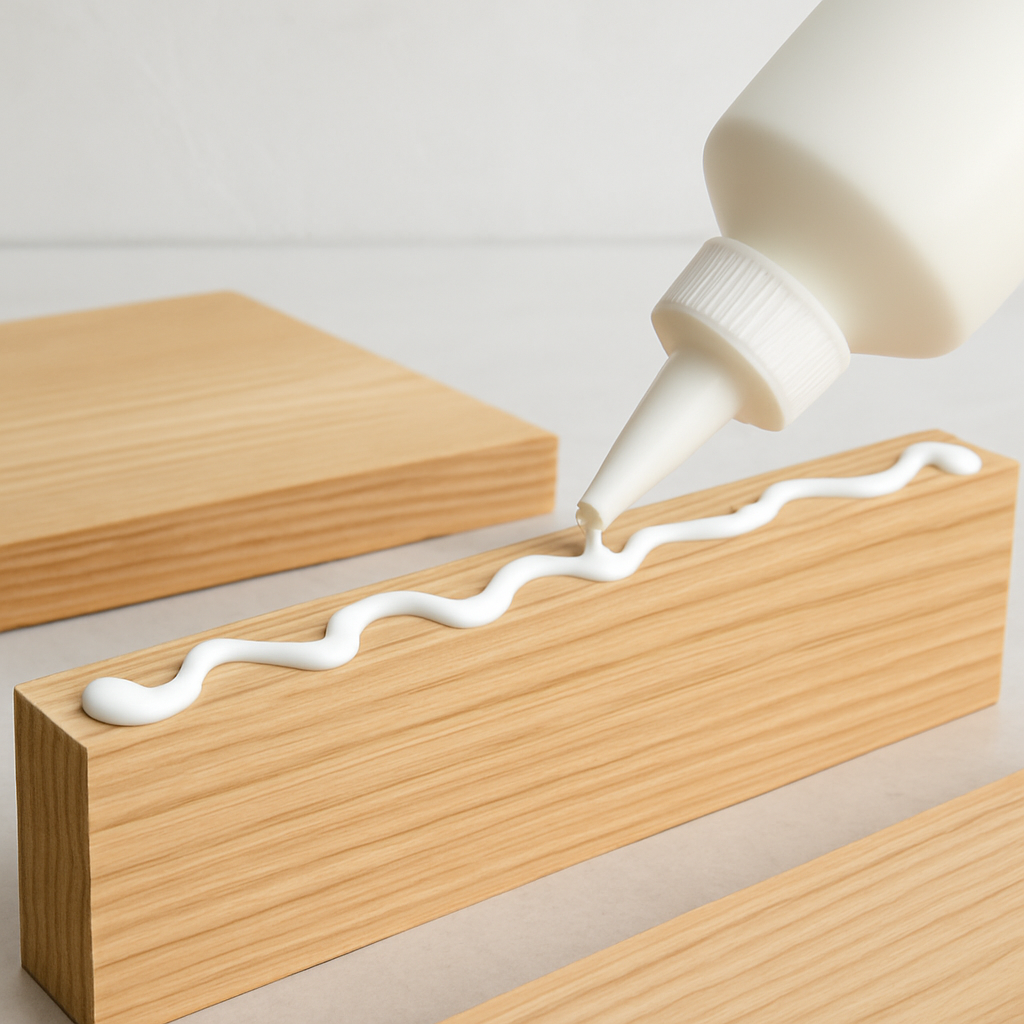 “Wood glue” is a general term for adhesives formulated specifically to bond wood to wood, and often wood to other materials.