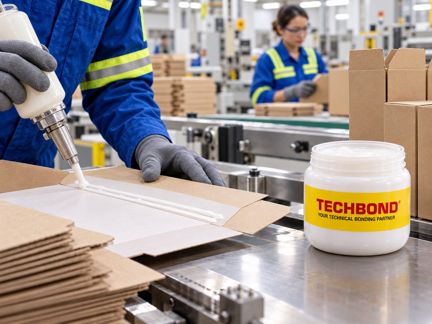 keo dán bao bì techbond